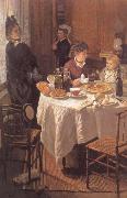 Claude Monet Le Dejeuner oil painting reproduction